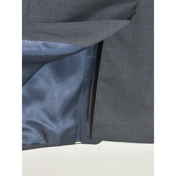 Lauren Ralph Lauren Blazer Men's 38R Blue Plaid 100% Wool 2-Button Suit Jacket - Picture 8 of 11